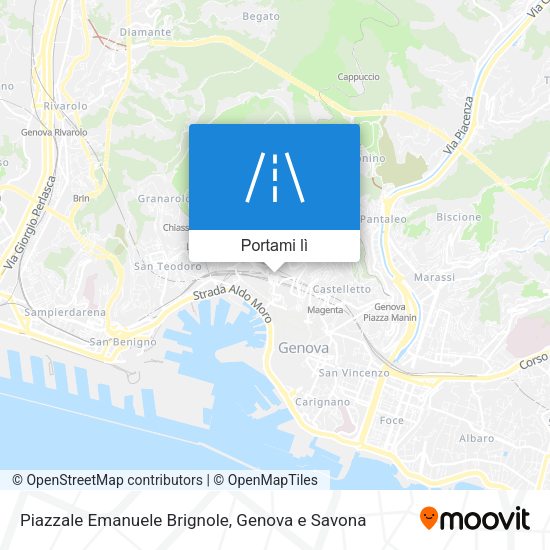 Mappa Piazzale Emanuele Brignole