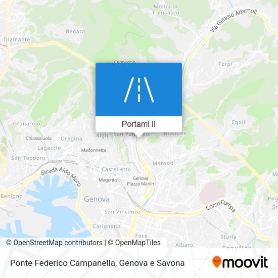 Mappa Ponte Federico Campanella