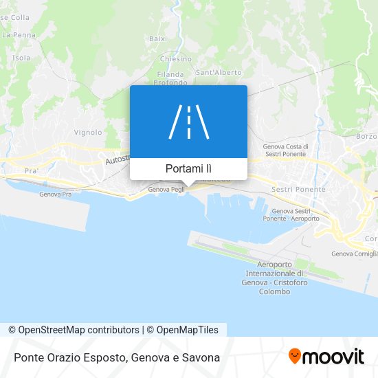 Mappa Ponte Orazio Esposto