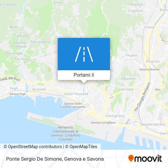 Mappa Ponte Sergio De Simone