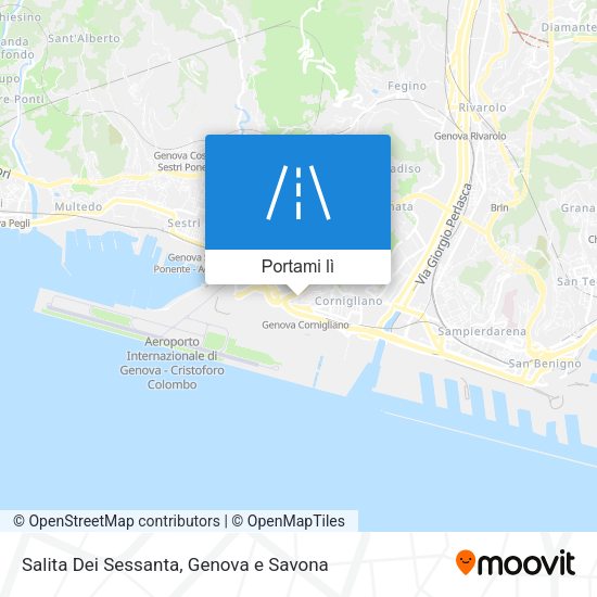 Mappa Salita Dei Sessanta