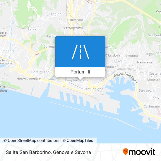 Mappa Salita San Barborino