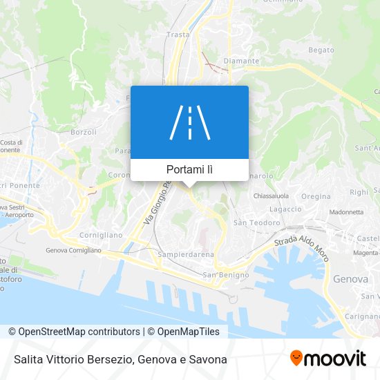 Mappa Salita Vittorio Bersezio