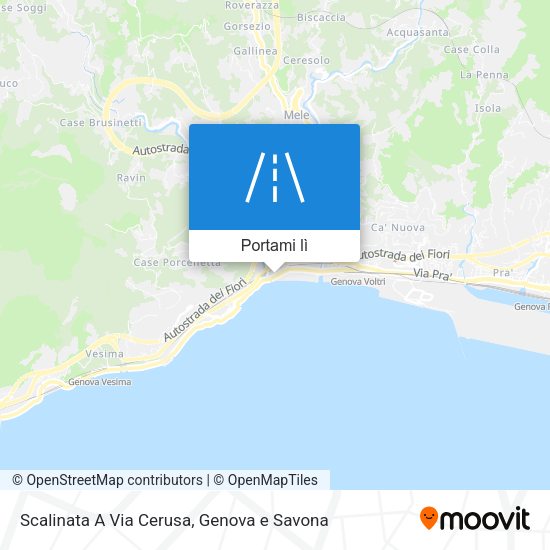 Mappa Scalinata A Via Cerusa