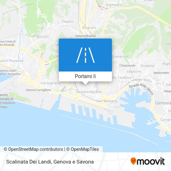 Mappa Scalinata Dei Landi