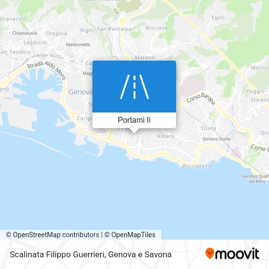 Mappa Scalinata Filippo Guerrieri