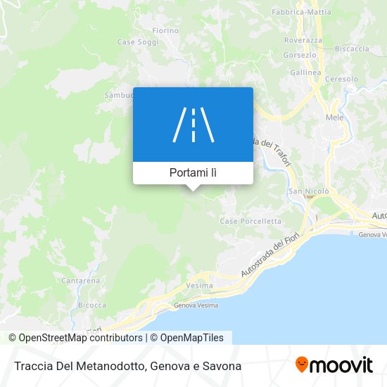 Mappa Traccia Del Metanodotto