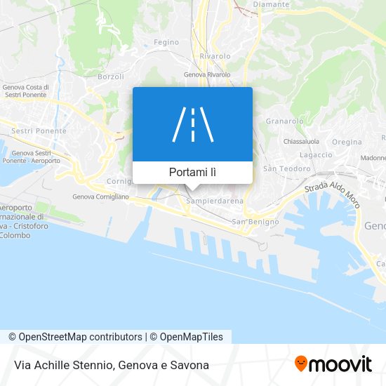 Mappa Via Achille Stennio