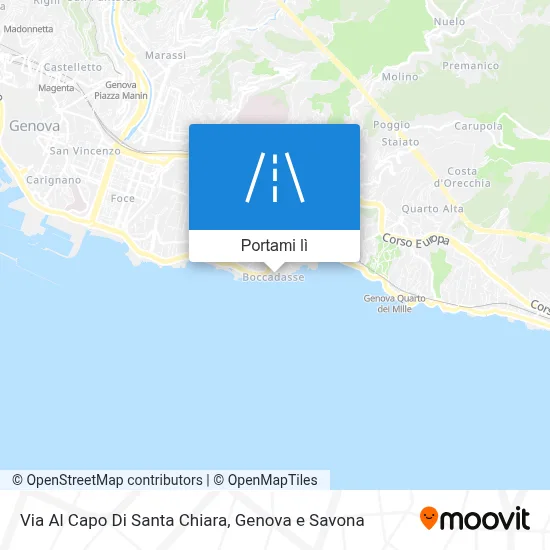 Mappa Via Al Capo Di Santa Chiara