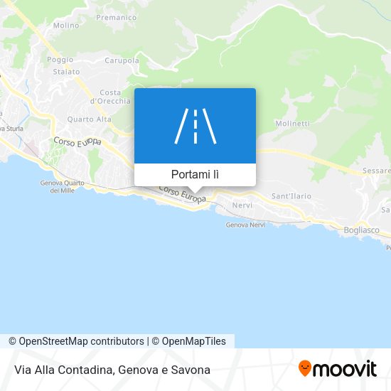 Mappa Via Alla Contadina