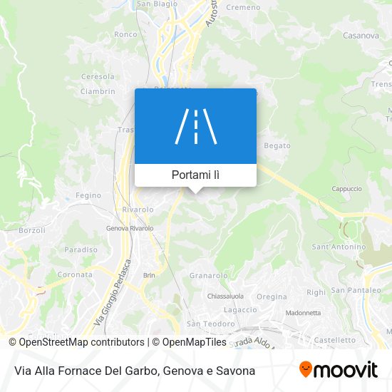 Mappa Via Alla Fornace Del Garbo