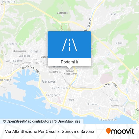 Mappa Via Alla Stazione Per Casella