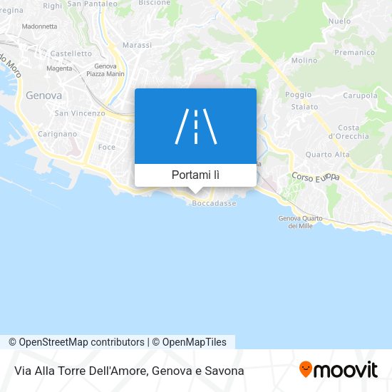 Mappa Via Alla Torre Dell'Amore