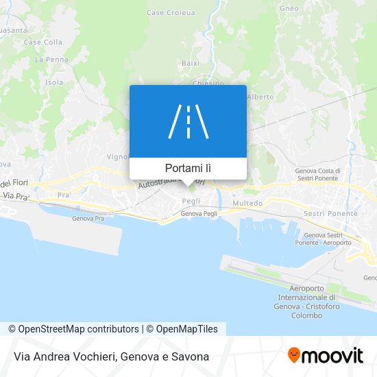 Mappa Via Andrea Vochieri