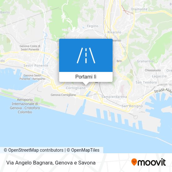 Mappa Via Angelo Bagnara