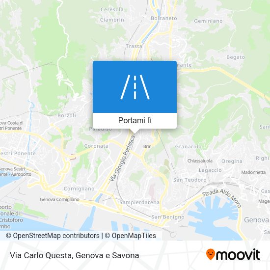 Mappa Via Carlo Questa
