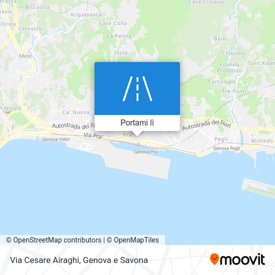 Mappa Via Cesare Airaghi