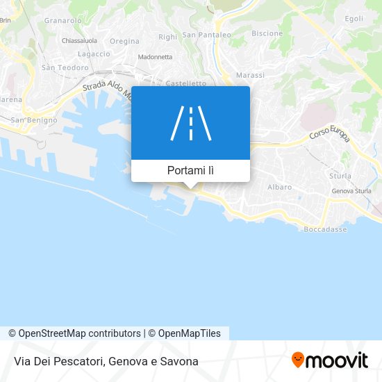 Mappa Via Dei Pescatori