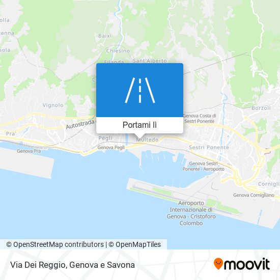 Mappa Via Dei Reggio