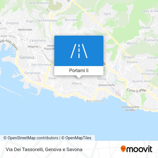Mappa Via Dei Tassorelli