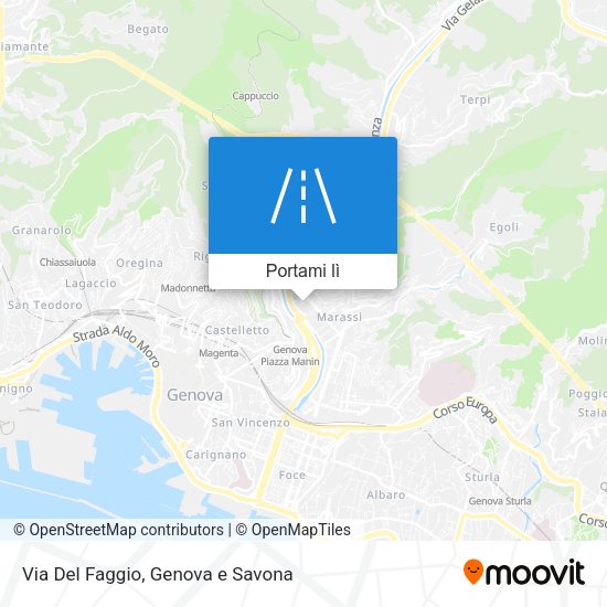 Mappa Via Del Faggio