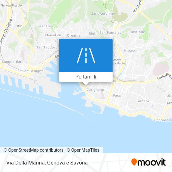 Mappa Via Della Marina