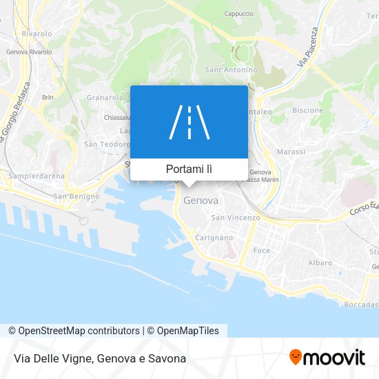 Mappa Via Delle Vigne