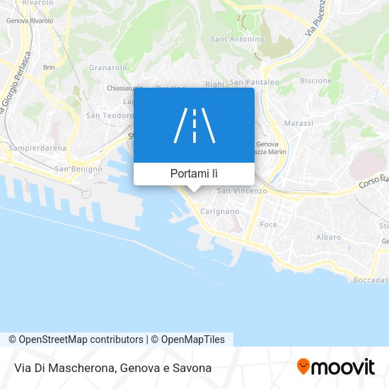 Mappa Via Di Mascherona