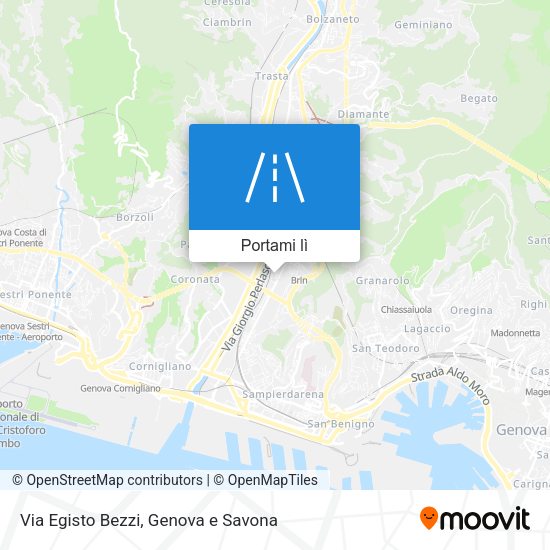 Mappa Via Egisto Bezzi
