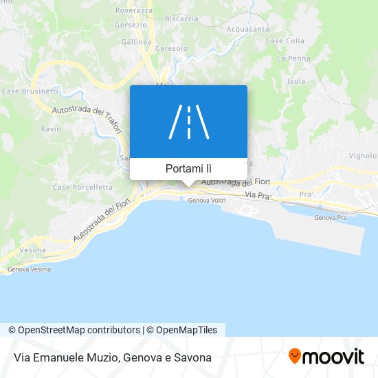 Mappa Via Emanuele Muzio