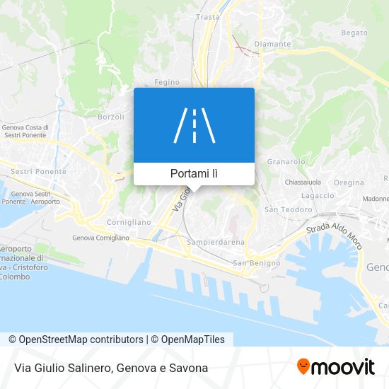 Mappa Via Giulio Salinero