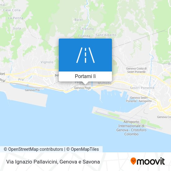 Mappa Via Ignazio Pallavicini