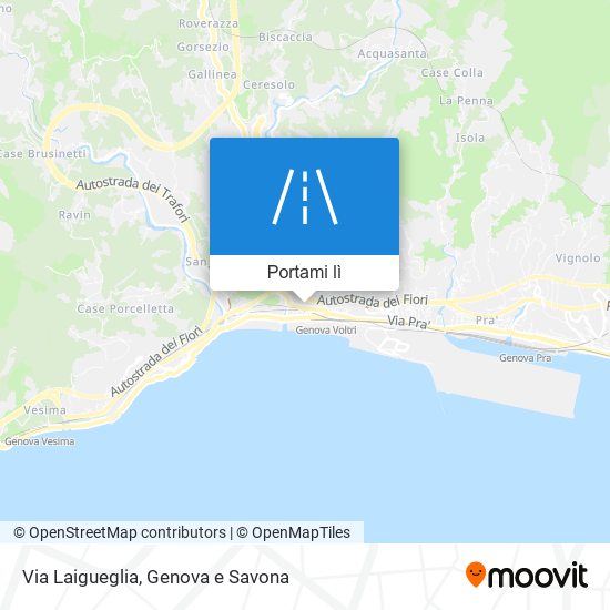 Mappa Via Laigueglia