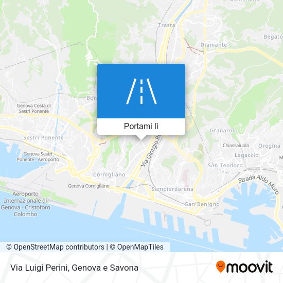 Mappa Via Luigi Perini