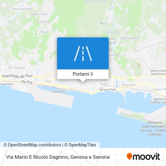 Mappa Via Mario E Nicolò Dagnino