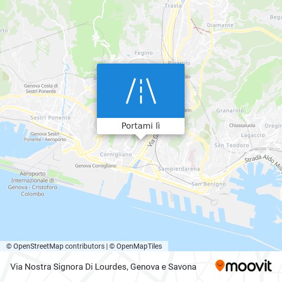 Mappa Via Nostra Signora Di Lourdes