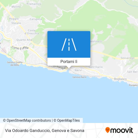 Mappa Via Odoardo Ganduccio