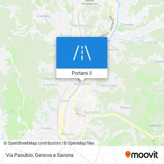 Mappa Via Pasubio