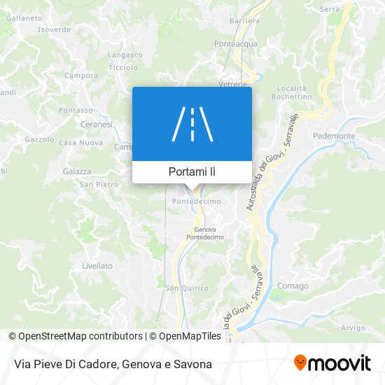 Mappa Via Pieve Di Cadore