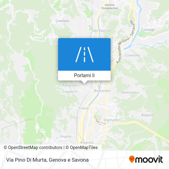 Mappa Via Pino Di Murta