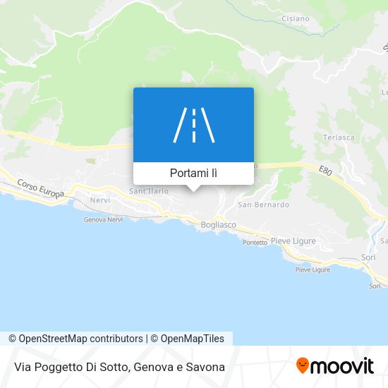 Mappa Via Poggetto Di Sotto