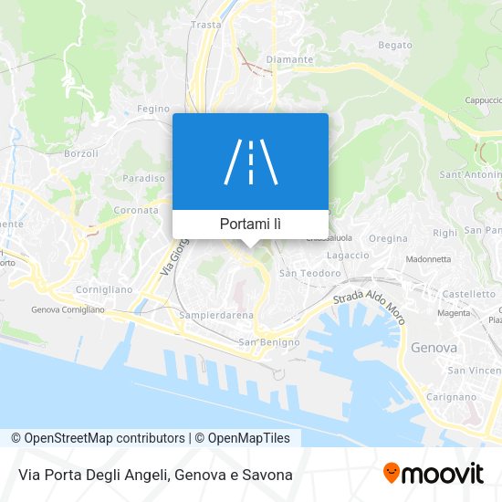 Mappa Via Porta Degli Angeli