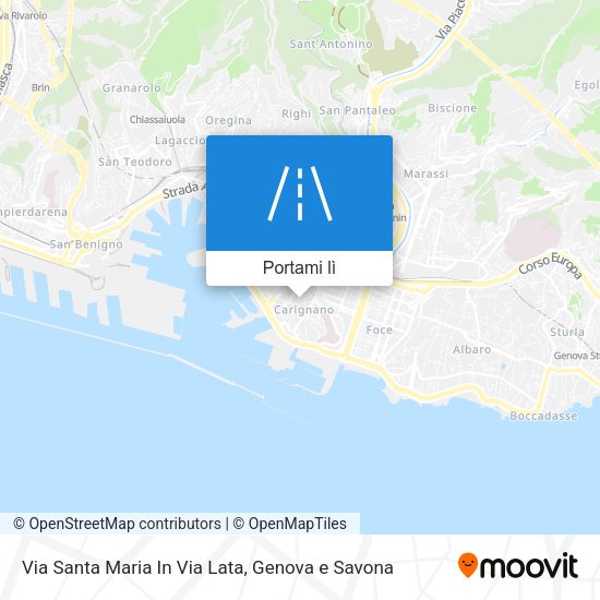 Mappa Via Santa Maria In Via Lata