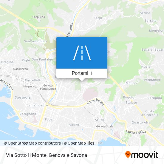 Mappa Via Sotto Il Monte