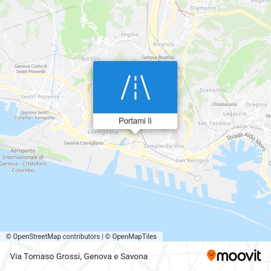Mappa Via Tomaso Grossi