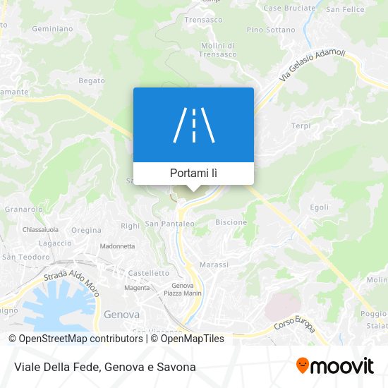 Mappa Viale Della Fede