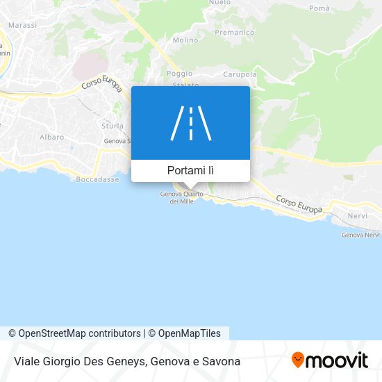 Mappa Viale Giorgio Des Geneys
