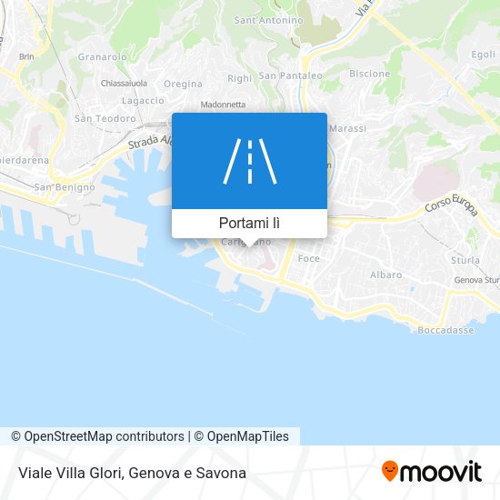 Mappa Viale Villa Glori