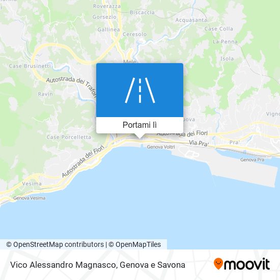 Mappa Vico Alessandro Magnasco