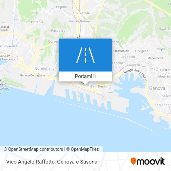 Mappa Vico Angelo Raffetto